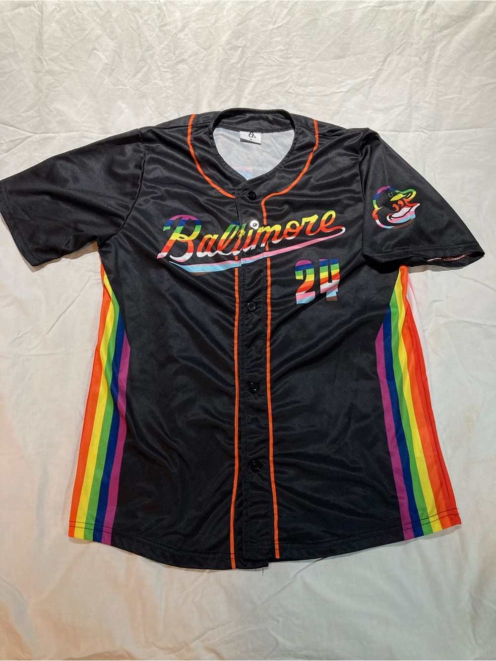 Baltimore Orioles Pride Jersey, Size medium